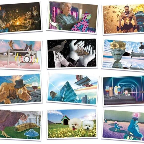 3/$77❤️VENN board game USAopoly Team Party Family Word Picture Association Color - Picture 9 of 14